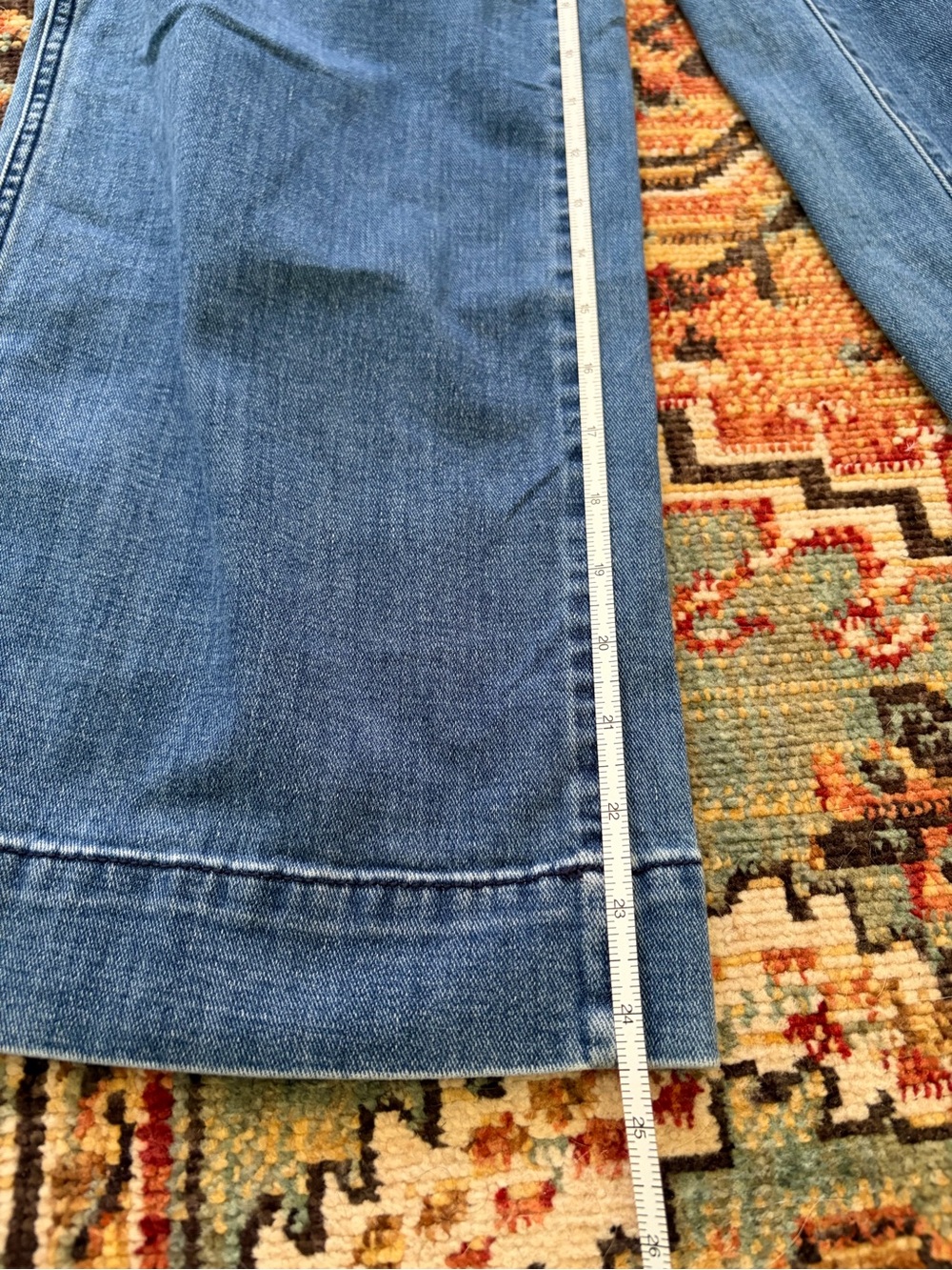 Madewell Wide-Leg High-Rise Jeans in Blue Denim - Picture 3 of 6